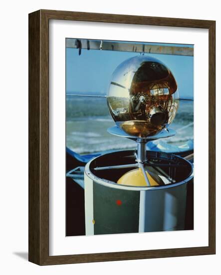 Cloud Cover Satellite on Vanguard Rocket-null-Framed Photographic Print