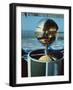 Cloud Cover Satellite on Vanguard Rocket-null-Framed Photographic Print