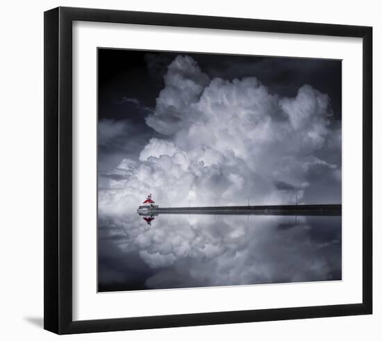 Cloud Desending-Like He-Framed Giclee Print