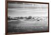 Cloud Formation from Out a Plane Window in Black and White with Dr. Seuss Quote-null-Framed Photo