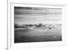 Cloud Formation from Out a Plane Window in Black and White-null-Framed Photo