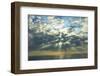 Cloud formations after sunrise, Hulopo'e Bay, Lanai Island, Hawaii, USA-Stuart Westmorland-Framed Photographic Print