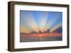 Cloud formations after sunrise, Hulopo'e Bay, Lanai Island, Hawaii, USA-Stuart Westmorland-Framed Photographic Print