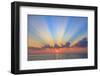 Cloud formations after sunrise, Hulopo'e Bay, Lanai Island, Hawaii, USA-Stuart Westmorland-Framed Photographic Print