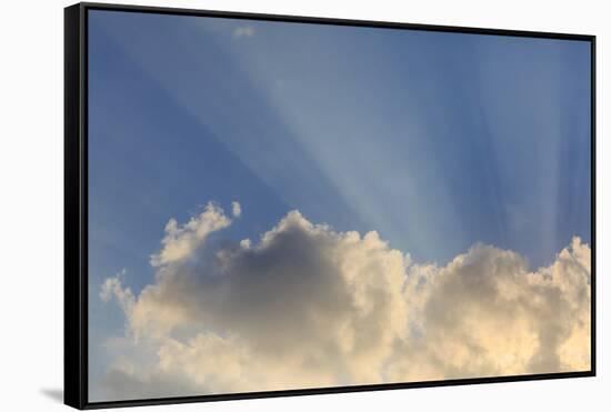 Cloud formations after sunrise, Hulopo'e Bay, Lanai Island, Hawaii, USA-Stuart Westmorland-Framed Stretched Canvas