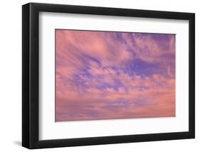 Cloud formations near Sunset, Inside Passage near Vancouver Island, British Columbia, Canada-Stuart Westmorland-Framed Photographic Print