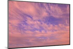 Cloud formations near Sunset, Inside Passage near Vancouver Island, British Columbia, Canada-Stuart Westmorland-Mounted Photographic Print