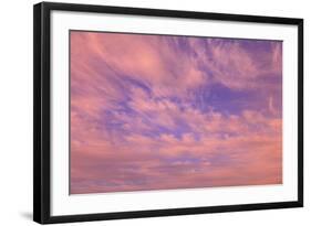 Cloud formations near Sunset, Inside Passage near Vancouver Island, British Columbia, Canada-Stuart Westmorland-Framed Photographic Print