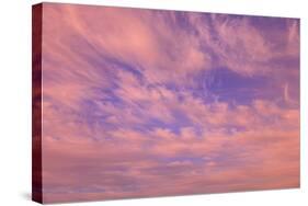 Cloud formations near Sunset, Inside Passage near Vancouver Island, British Columbia, Canada-Stuart Westmorland-Stretched Canvas