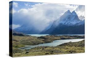 Cloud Formations over Lago Nordenskjold, Torres Del Paine National Park, Chilean Patagonia, Chile-G & M Therin-Weise-Stretched Canvas