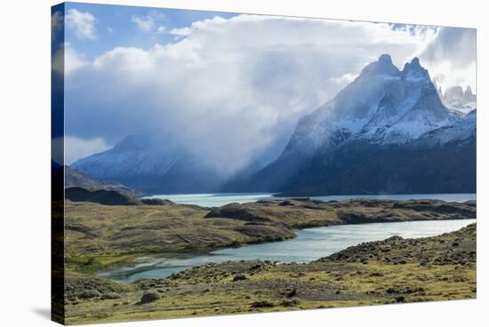 Cloud Formations over Lago Nordenskjold, Torres Del Paine National Park, Chilean Patagonia, Chile-G & M Therin-Weise-Stretched Canvas