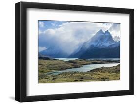 Cloud Formations over Lago Nordenskjold, Torres Del Paine National Park, Chilean Patagonia, Chile-G & M Therin-Weise-Framed Premium Photographic Print
