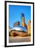 Cloud Gate in Millenium Park-null-Framed Premium Giclee Print