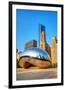 Cloud Gate in Millenium Park-null-Framed Premium Giclee Print