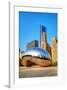 Cloud Gate in Millenium Park-null-Framed Art Print