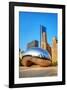 Cloud Gate in Millenium Park-null-Framed Art Print