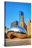 Cloud Gate in Millenium Park-null-Stretched Canvas