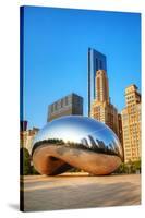 Cloud Gate in Millenium Park-null-Stretched Canvas