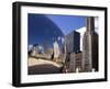 Cloud Gate sculpture in Millennium Park, Chicago, Illinois, USA-Alan Klehr-Framed Photographic Print