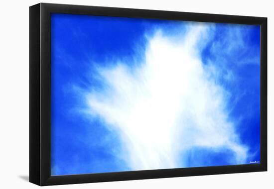 Cloud (In Blue Sky) Art Poster Print-null-Framed Poster