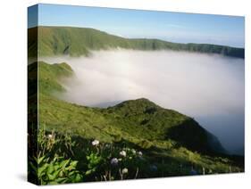 Cloud in Crater, Caldeira, Faial, Azores, Portugal, Europe-Ken Gillham-Stretched Canvas