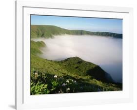 Cloud in Crater, Caldeira, Faial, Azores, Portugal, Europe-Ken Gillham-Framed Photographic Print