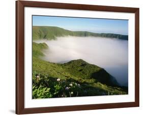 Cloud in Crater, Caldeira, Faial, Azores, Portugal, Europe-Ken Gillham-Framed Photographic Print