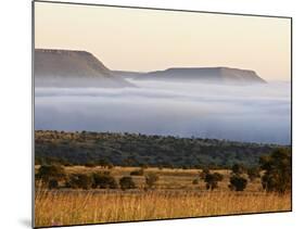 Cloud Layer at Dawn, Mountain Zebra National Park, South Africa, Africa-James Hager-Mounted Photographic Print