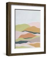 Cloud Layers III-Melissa Wang-Framed Art Print