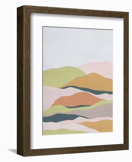 Cloud Layers III-Melissa Wang-Framed Art Print