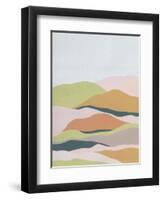 Cloud Layers III-Melissa Wang-Framed Art Print