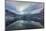 Cloud, Long Exposure, Norwegian Fjord with Reflection in the Water and Mountains in the Background-Niki Haselwanter-Mounted Photographic Print