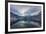 Cloud, Long Exposure, Norwegian Fjord with Reflection in the Water and Mountains in the Background-Niki Haselwanter-Framed Photographic Print