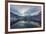 Cloud, Long Exposure, Norwegian Fjord with Reflection in the Water and Mountains in the Background-Niki Haselwanter-Framed Photographic Print