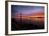Cloud Magic at Sunset Over San Francisco, Bay Bridge, Treasure Island-Vincent James-Framed Photographic Print