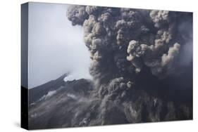 Cloud of Volcanic Ash from Sakurajima Kagoshima Japan-Nosnibor137-Stretched Canvas