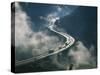 Cloud on Either Side of Elevated Road at the Brenner Pass in Austria, Europe-Rainford Roy-Stretched Canvas