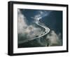 Cloud on Either Side of Elevated Road at the Brenner Pass in Austria, Europe-Rainford Roy-Framed Photographic Print