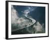 Cloud on Either Side of Elevated Road at the Brenner Pass in Austria, Europe-Rainford Roy-Framed Photographic Print