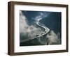 Cloud on Either Side of Elevated Road at the Brenner Pass in Austria, Europe-Rainford Roy-Framed Photographic Print