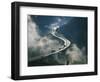 Cloud on Either Side of Elevated Road at the Brenner Pass in Austria, Europe-Rainford Roy-Framed Photographic Print