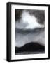 Cloud over Guemes Island, C.2020 (Charcoal, Ink and Gesso on Paper)-Janel Bragg-Framed Giclee Print