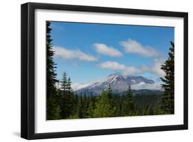 Cloud over Mount St. Helens, part of the Cascade Range, Pacific Northwest region, Washington State,-Martin Child-Framed Photographic Print