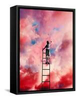 Cloud Painter-Taudalpoi-Framed Stretched Canvas