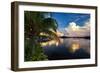 Cloud Reflection, La Parguera, Puerto Rico-George Oze-Framed Photographic Print