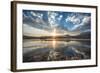 Cloud Reflections at a Lake in Lijiang, Yunnan, China, Asia-Andreas Brandl-Framed Photographic Print