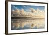 Cloud Reflections at Constantine Bay at Sunset, Cornwall, England, United Kingdom, Europe-Matthew-Framed Photographic Print