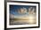 Cloud Reflections at Constantine Bay at Sunset, Cornwall, England, United Kingdom, Europe-Matthew-Framed Photographic Print