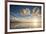 Cloud Reflections at Constantine Bay at Sunset, Cornwall, England, United Kingdom, Europe-Matthew-Framed Photographic Print