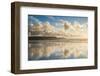 Cloud Reflections at Constantine Bay at Sunset, Cornwall, England, United Kingdom, Europe-Matthew-Framed Photographic Print